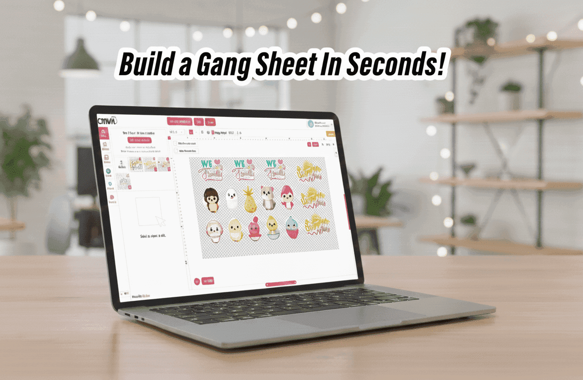 Build a gang sheet in seconds!