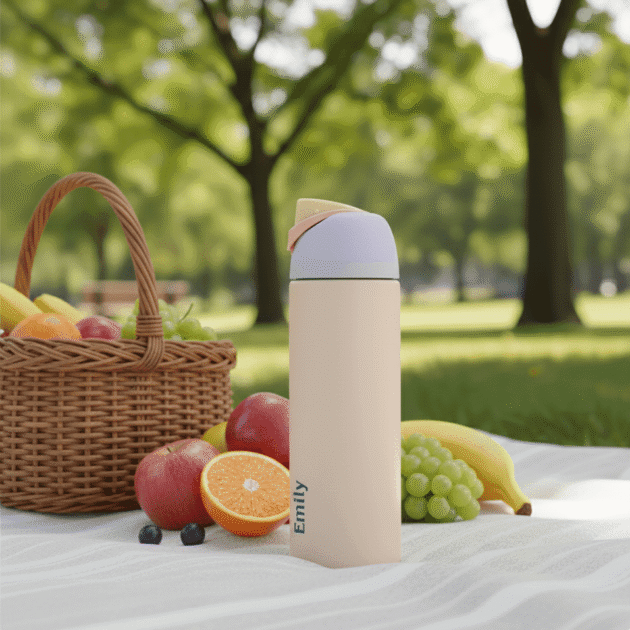 Custom Print on Stainless Steel Insulated Water Bottle