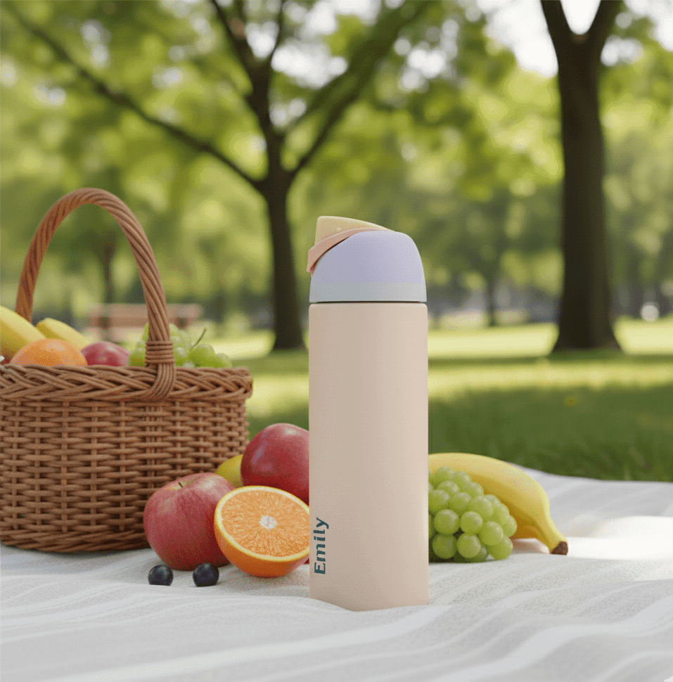 Custom Print on Stainless Steel Insulated Water Bottle