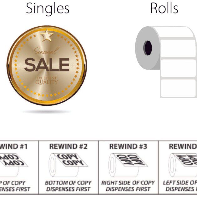 2 Inch Silver Bopp Circle Labels