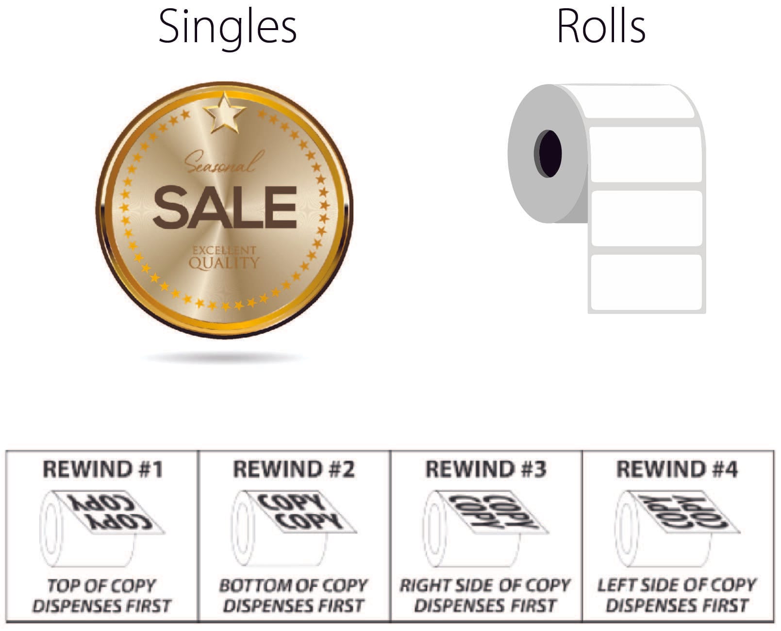 2 Inch Silver Bopp Circle Labels