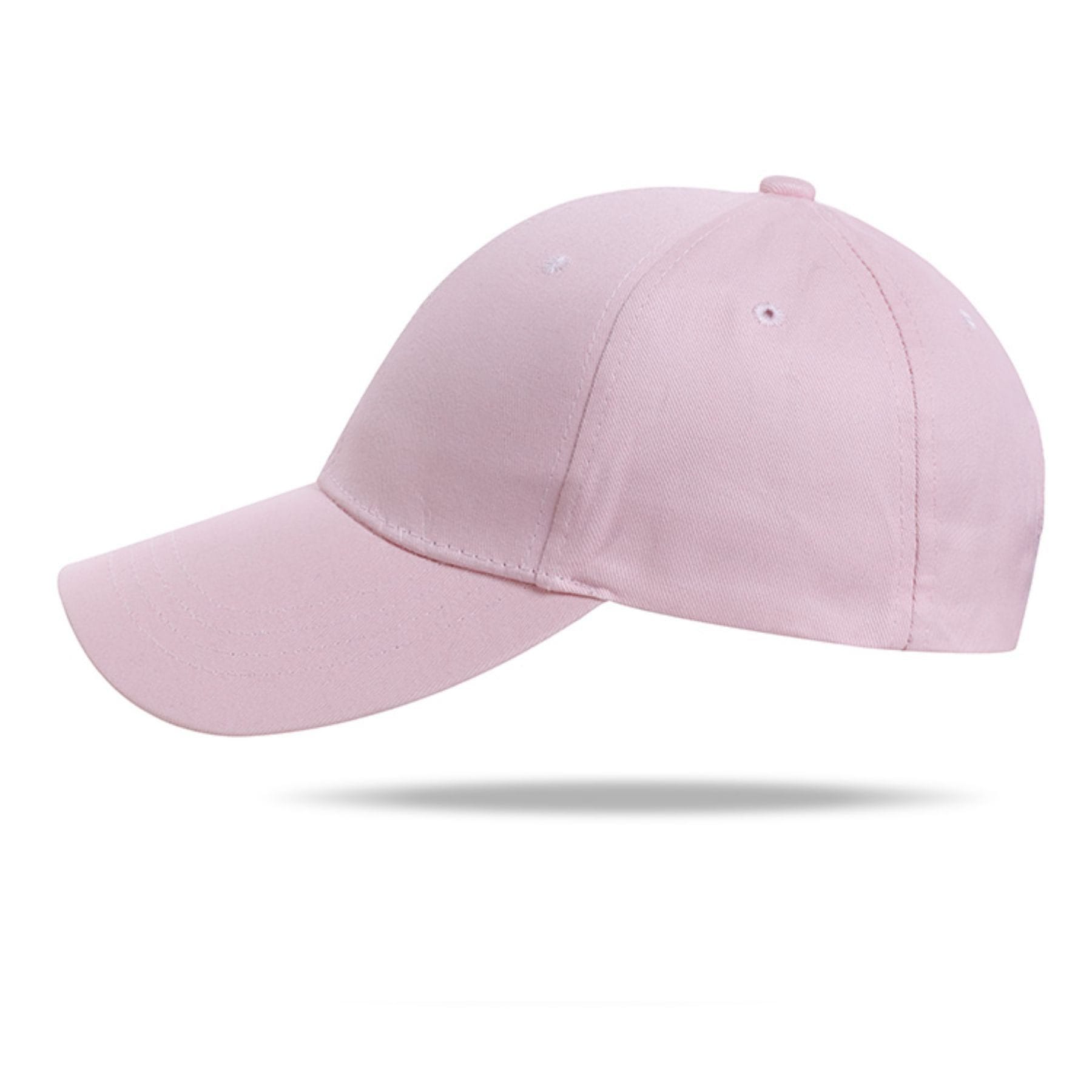 6 Panel Structured Baseball Caps w/ Metal Tuck in Buckle - Image 3